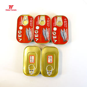 أطعمة بحرية معلبة-سمك الماكريل والسردين في صحن من نوع مأكولات بحرية معلبة - Product Image 3