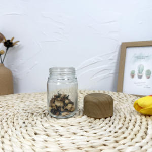 Hot Sell 4oz <b>Glass</b> Jar Packaging with Child Resistant Cap <b>Container</b> Bottles Eco-friendly Jar with CR <b>Lid</b> - Product Image 1