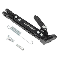 Béquille latérale réglable en alliage d'aluminium CNC XY Racing pour moto/scooter/vélo électrique modifiés