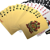 Cartes à jouer 100 % étanches, cadeaux promotionnels créatifs, cartes à jouer en PVC personnalisées pour le carnaval, pour une utilisation en jeu