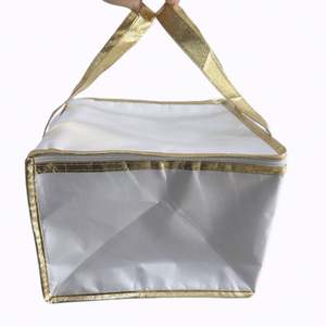 Custom Printed Logo Food <b>Cake</b> Delivery extra Large Insulated Thermal Non Woven Cooler Bag - Product Image 6