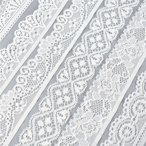 Diseño Personalizado 1 pulgada 2,5 cm ancho bordado poliéster guipur cinta de encaje ajuste - Product Image 2