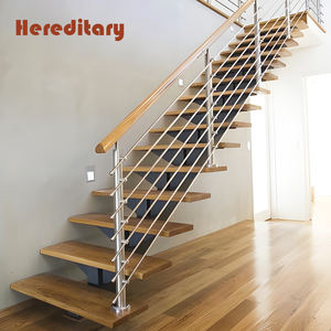 <span class=keywords><strong>Escalier</strong></span> droit simple <span class=keywords><strong>escalier</strong></span> flottant <span class=keywords><strong>en</strong></span> acier inoxydable garde-corps balustrades main courante Barrière à poutre métallique - Product Image 6