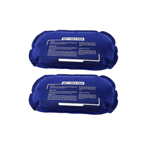 Sac de refroidissement apaisant réutilisable multi-usage pour soulager les douleurs corporelles, compresse chaude et froide en nylon imprimé soie, pack de glace en gel, enveloppe froide
