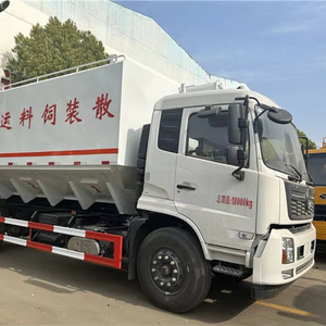 Vehículo de Transporte de Alimentos a Granel para Aves de Corral, Dongfeng 4x2 de 15 Toneladas, Personalizado, para Jordania - Product Image 1