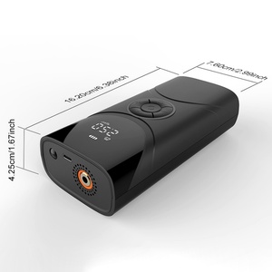 Nouvelle pompe à air numérique sans fil rechargeable pour vélo, batterie portable, mini <span class=keywords><strong>compresseur</strong></span> de gonflage de pneus de voiture sans fil - Product Image 2
