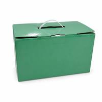 RDY Umweltfreundliche Wellpappe-Eierverpackungsbox mit Griff, Schützende Papierfaser-Eierkartonschale für Eiertransport
