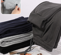 Pantalones Deportivos de Felpa Gruesa de Alta Calidad YKH de 400 g/m², Diseño Personalizado, Pantalones Deportivos de Pierna Ancha para Hombre
