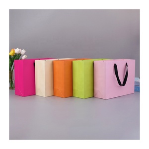 Borsa regalo per lo Shopping stampata personalizzata per l'imballaggio con Logo/negozio al dettaglio di piccole imprese sacchetti di carta di lusso in cartone - Product Image 5