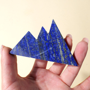 Ornement de pointe en <span class=keywords><strong>lapis</strong></span>-<span class=keywords><strong>lazuli</strong></span> naturel sculpté à la main, poli, pour la décoration intérieure et le Feng Shui (vente en gros) - Product Image 5
