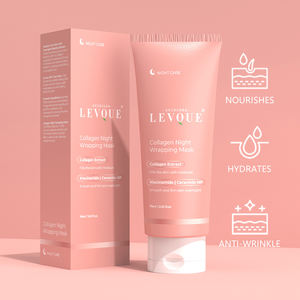 <span class=keywords><strong>Masque</strong></span> Visage et Corps Pelliculable de Nuit Private Label avec Crème au Collagène Hydrolysé Coréen <span class=keywords><strong>pour</strong></span> une <span class=keywords><strong>Peau</strong></span> Anti-Âge Lisse et Effet Verre - Product Image 2