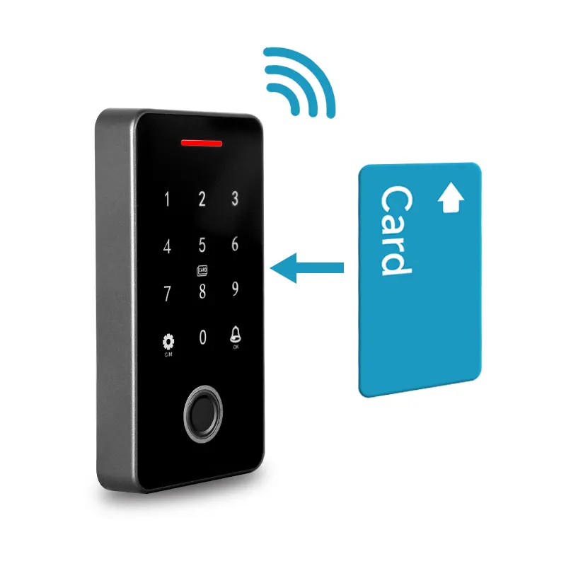 Tür zugangs kontrolle mit Fingerabdruck-RFID-Lesegerät