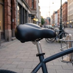 <span class=keywords><strong>Selle</strong></span> de vélo confortable à suspension souple au design simple, 260x250mm, grande taille, imperméable, durable, unisexe, pour adultes, vélo de ville et de route - Product Image 3