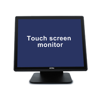 17 pouces haute qualité capacitif haute luminosité panneau industriel pc écran tactile moniteur