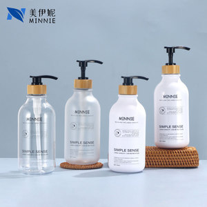 Minnie Round Shoulder Lotion <b>Bottle</b> 750ml Large Capacity <b>Pump</b> Dispenser For Shampoo Shower Gel Hand Soap - Product Image 3