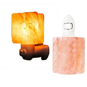 Lampe murale en sel sculpté de haute qualité, écologique, style Feng Shui, taille et poids personnalisables, emballage en boîte, cadeau d'affaires - Product Image 1