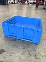 LYPALLETS 2026 Nouveauté Boîte/Conteneur en plastique solide bleu moulé pour le stockage de fruits de mer, de fruits et légumes ou de matériel