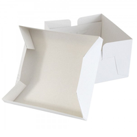 Boîtes à gâteaux jetables, contenants à gâteaux pour desserts, cupcakes, boîte à pâtisserie blanche haute personnalisée avec fenêtre, boîtes à pâtisserie
