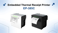 Imprimante thermique de reçus/étiquettes Cashino EP-385C 80 mm 3 pouces 24 V avec coupe-papier automatique, utilisée pour les distributeurs automatiques