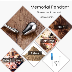 <span class=keywords><strong>Teardrop</strong></span> botol parfum baja tahan karat perhiasan Memorial untuk abu kenang-kenangan liontin kremasi guci kalung untuk abu manusia - Product Image 5