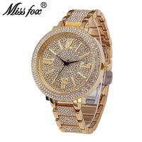 Montre sertie de diamants, best-seller. Vente directe d'usine de montres pour femmes à la mode avec diamants complets.