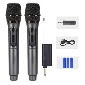 Micro không dây cầm tay 2.4G bốn kênh, dùng cho karaoke gia đình, nhà thờ, thuyết trình, phòng thu chuyên nghiệp, có thể sạc lại - Product Image 4