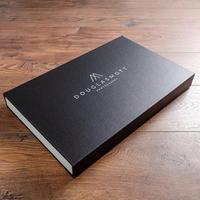 Reliure à vis dissimulée personnalisable avec photo, lot de 2, couverture rigide en tissu, design personnalisé, finition artisanale, ajouter/retirer des pages, produit polyvalent