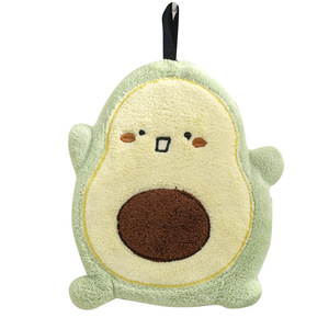 Serviette de cuisine suspendue en polaire corail absorbante Chu Hui Cartoon - Product Image 5