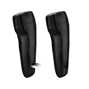 Double-<b>Headed</b> Electric <b>Razor</b> for Men Rechargeable Facial Beard Hair Rotary Shaver Washable for Household Hotel & RV Use - Product Image 2