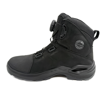 Chaussure de sécurité antidérapante haute performance MaxiTough en cuir nubuck imperméable avec embout en acier unisexe pour la randonnée et le travail