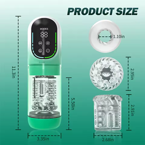 5 in 1 自動挿入回転式男性用オナホール ペニス ポンプ 吸引式ポケットプッシー フェラチオマシン 大人用セックストイ 男性向け 18歳以上 - Product Image 5