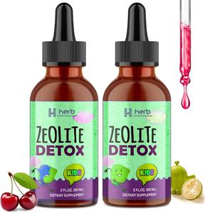 Gotas Orales de Clinoptilolita OEM para Niños, Suplemento Natural de Zeolita con Vitaminas B12, C y D3, Apoya la Salud Inmunológica y Ósea - Product Image 1