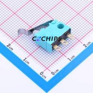 ASQ10418 Limit Switch Switch Single Pole Double Throw Side Rotation, Adjustable Roller 30V Solder Tab - Product Image 1