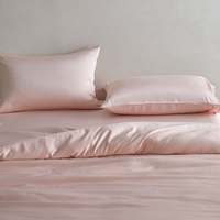 Ensemble de literie en bambou ensemble de draps en bambou taie d'oreiller en bambou produits de lit chaud en gros doux de luxe sur 2024 nouvel ensemble de literie
