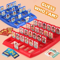 Qui suis-je ? Jeu de table éducatif interactif en plastique Montessori pour 2 joueurs, pour enfants