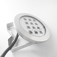 2025 nouveau Design Yaokingled YK-UW103 12X3W 316L acier inoxydable DC24V RGB changement de couleur IP68 piscine lumière étanche