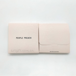 Boîtes pliantes de cartes pour femmes, en tissu de vernis et en papier Kraft <span class=keywords><strong>rose</strong></span>, ensembles de bijoux avec Logo personnalisé, expédition gratuite - Product Image 3