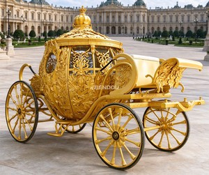 Chariot de mariage électrique personnalisable, thème Citrouille Cendrillon, pour 4-6 personnes, idéal pour les mariages romantiques et événements royaux. - Product Image 3