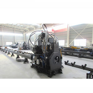 Ligne de poinçonnage, marquage et cisaillement à trois côtés CNC, moteur hydraulique pour la découpe de barres plates, de profilés en acier, de poinçonnage de trous - Product Image 6