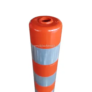 Factory 750mm Traffic Pole Pure Plastic Bollard Flexible Reflective Road Safety Delineator