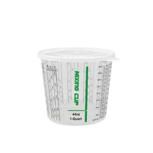 32 Oz 1 Quart Disposable Paint Mixing Cups