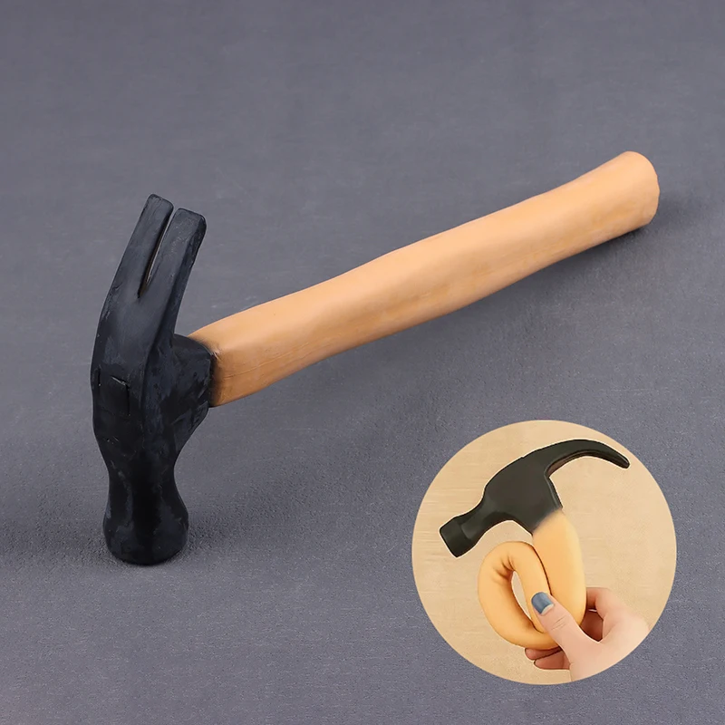 Marteau en caoutchouc jaune clair