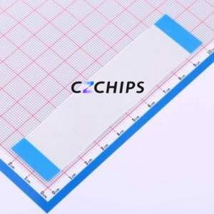 ZX-FFC1.0-T-10048-22P FFC Cable (Flexible Flat Cable) P=1mm Connector 22P 1mm Non-Inverting 10cm - Product Image 2