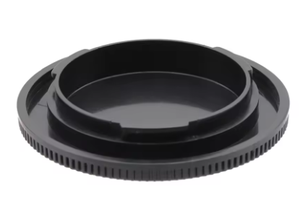 Penutup Bodi Kamera / Tutup Lensa Belakang / Set Tutup untuk EOS-M M2 EF-M Mount Plastik ABS Hitam - Product Image 4