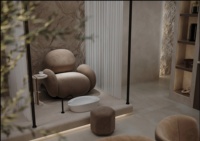 Ensemble de mobilier et d'équipements de salon de coiffure et de manucure de luxe sur mesure pour la décoration intérieure de magasins de beauté modernes
