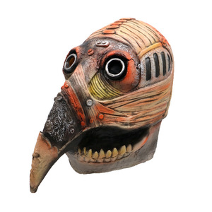 Masques d'Halloween pour fête, <span class=keywords><strong>masque</strong></span> chirurgical en latex pour le visage entier avec motif lune et lumière, thème d'Halloween effrayant - Product Image 5