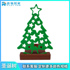 Portacandele per albero di Natale con motivo a stella in ferro da 14 cm, decorazione per la casa per Natale - Product Image 5