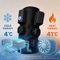 Nouvelle machine de massage électrique portable 3-en-1 à compression chaude et froide pour le soulagement des douleurs articulaires et de l'arthrite au genou