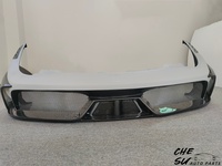 Nouveau kit carrosserie style 458 Sp pour 458 Italia Spider avec crochet de remorquage, pare-chocs avant semi-carbone amélioré