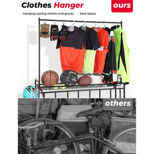 JH-Mech-Support de rangement <span class=keywords><strong>pour</strong></span> le football, 3 largeurs, réglable, <span class=keywords><strong>pour</strong></span> le stationnement des scooters, 4 vélos - Product Image 3